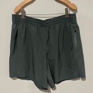 Men's DSG Olive Green athletic shorts, Drawstring, Size Large